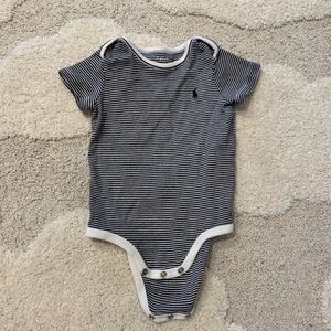 Ralph Lauren Striped Bodysuit - Size 9M